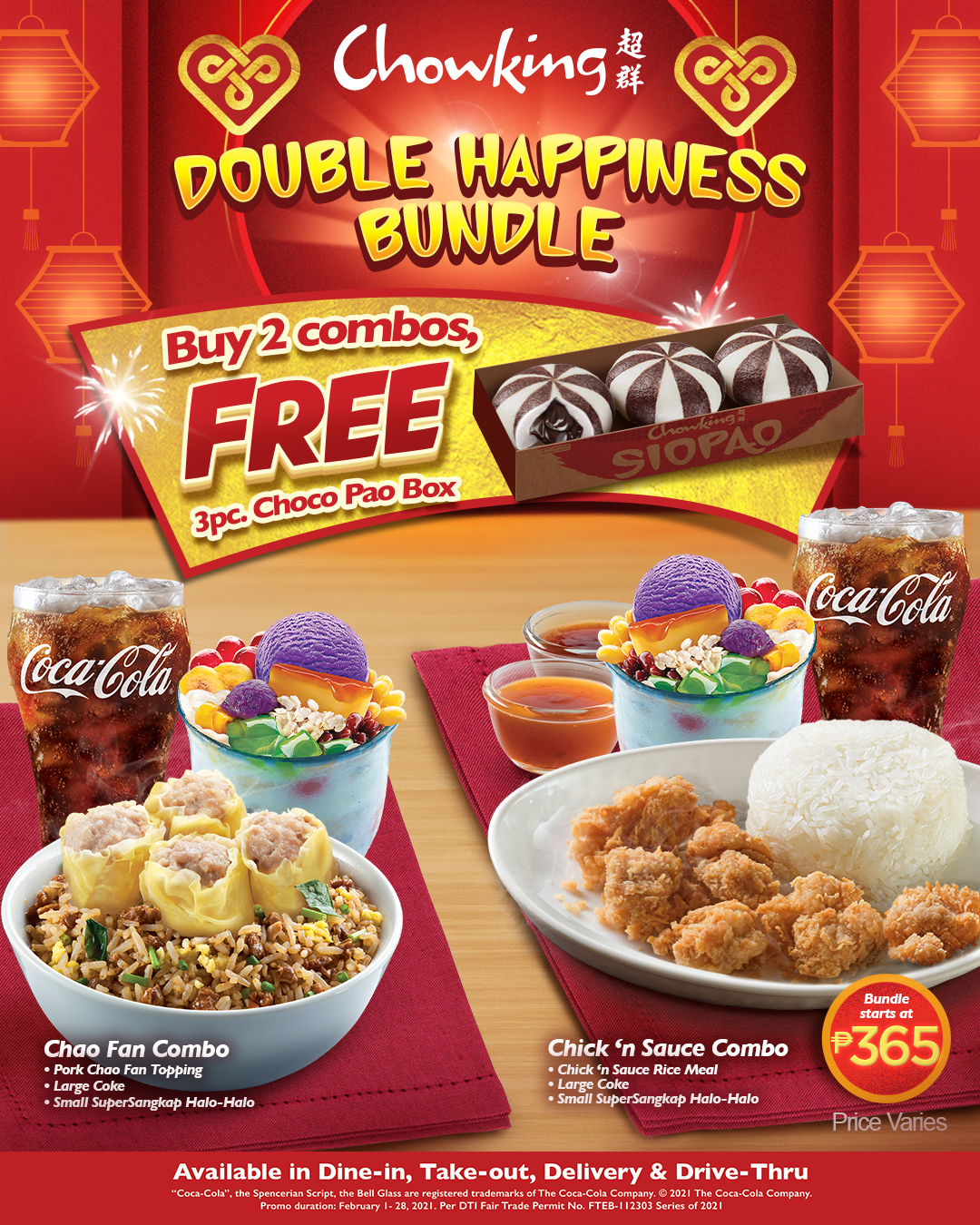 Chowking brings in double happiness for Chinese New Year and Valentine