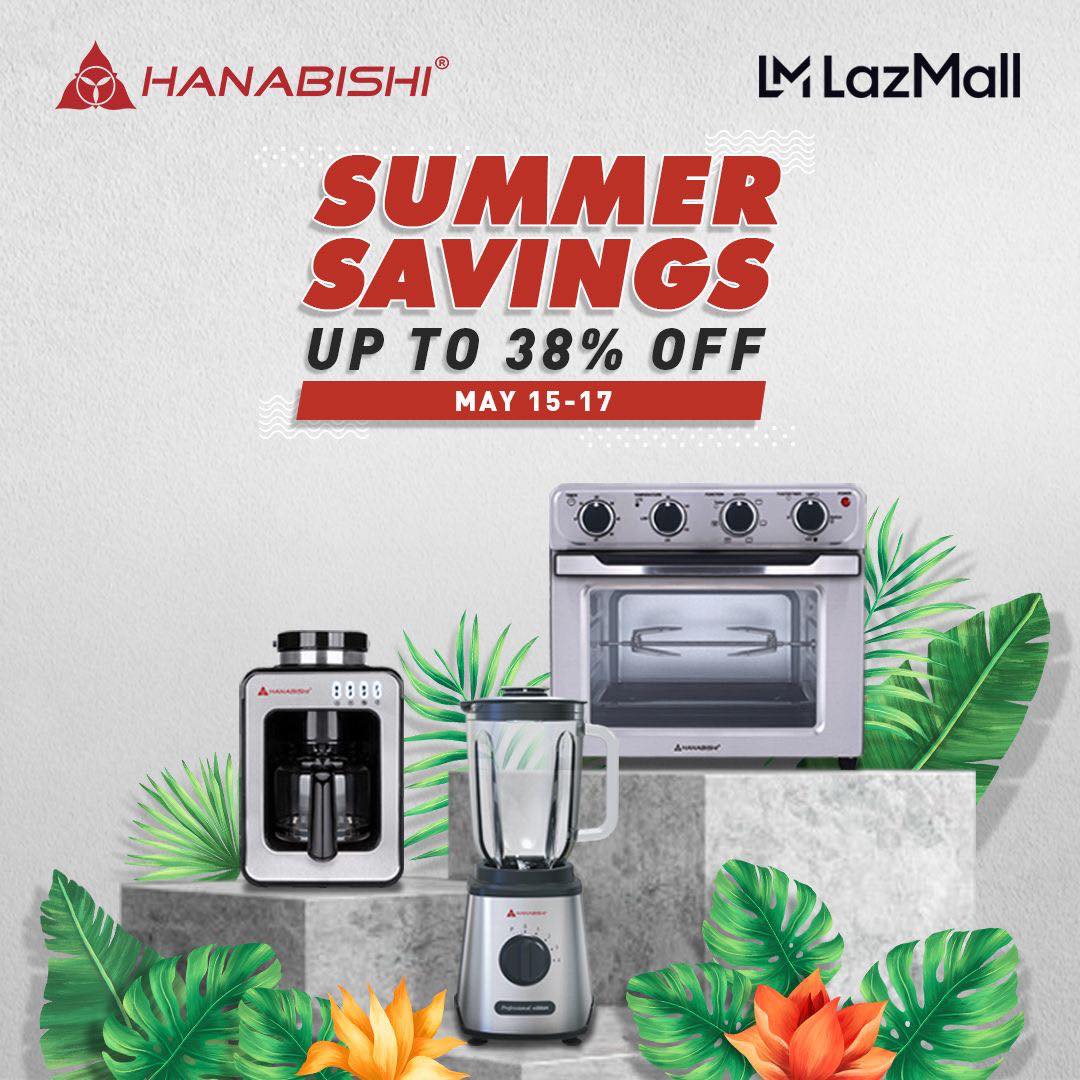 Enjoy up to 38 discount on quality appliances at Hanabishi’s LazMall