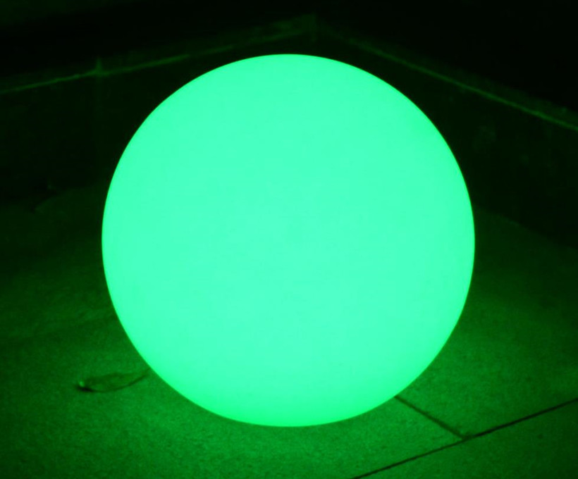 Large Outdoor Lighted Spheres
