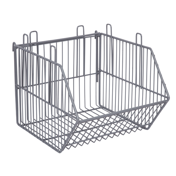 Alligator Stackable Bin 5 tier Orange Spectrum