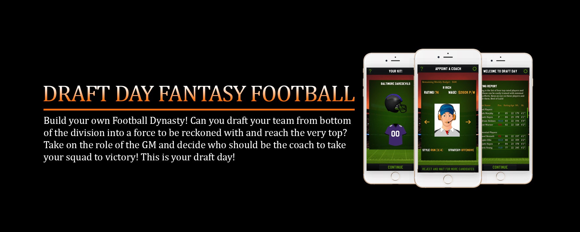 Draft Day | Orange County Web Design | Top Rated App Developers