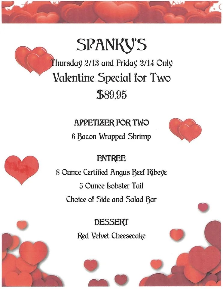 Orange Area Valentine’s Day Specials 2020 Orange Worthy