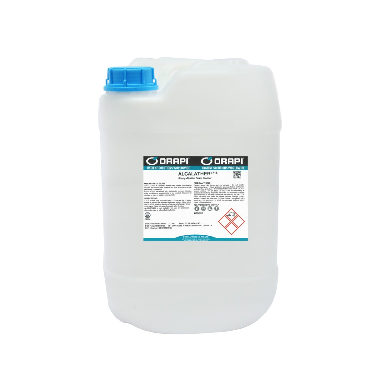 ALCALATHER — 5715 —Strong Alkaline Foam Cleaner ORAPI Asia