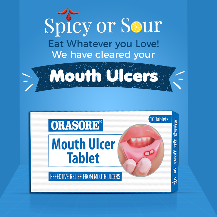 Orasore Mouth Ulcer Tablet