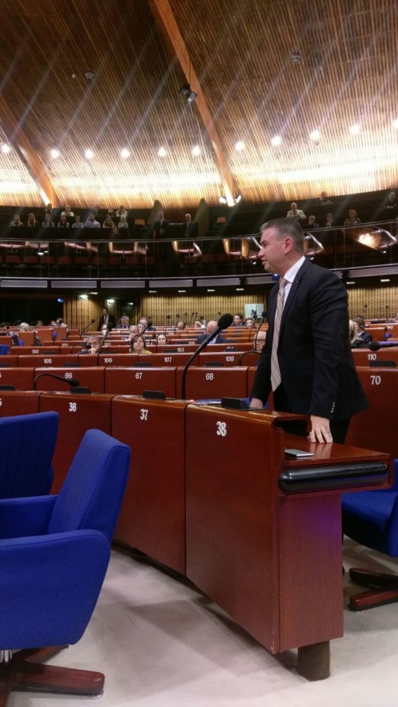 BenOni Ardelean, membru al Delegației Parlamentului României la APCE, pe tema respingerii