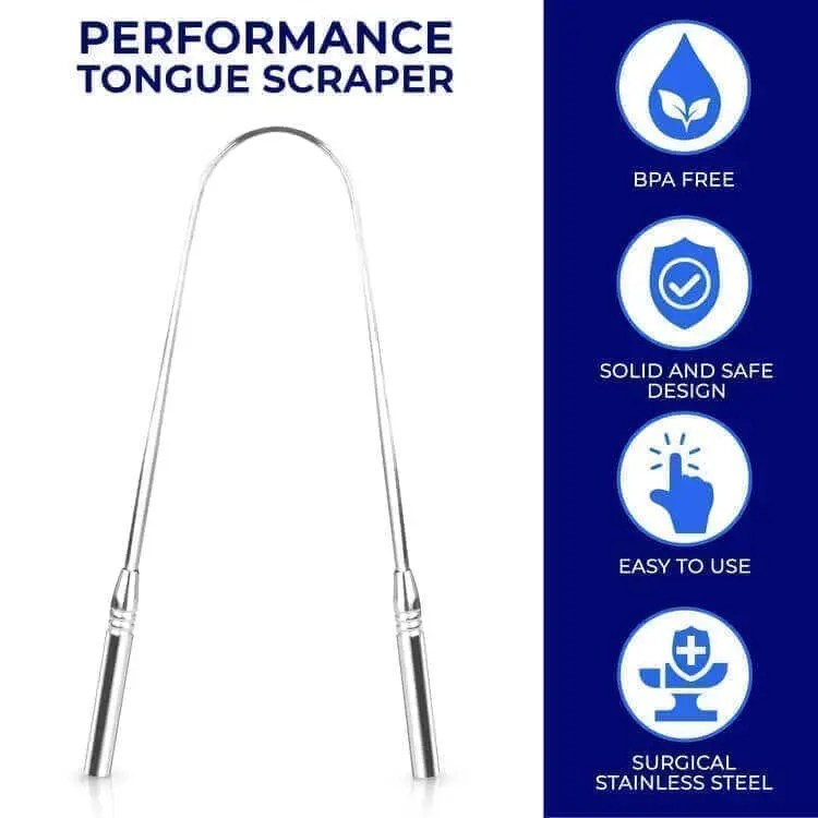 Metal Tongue Scraper ORAVIX