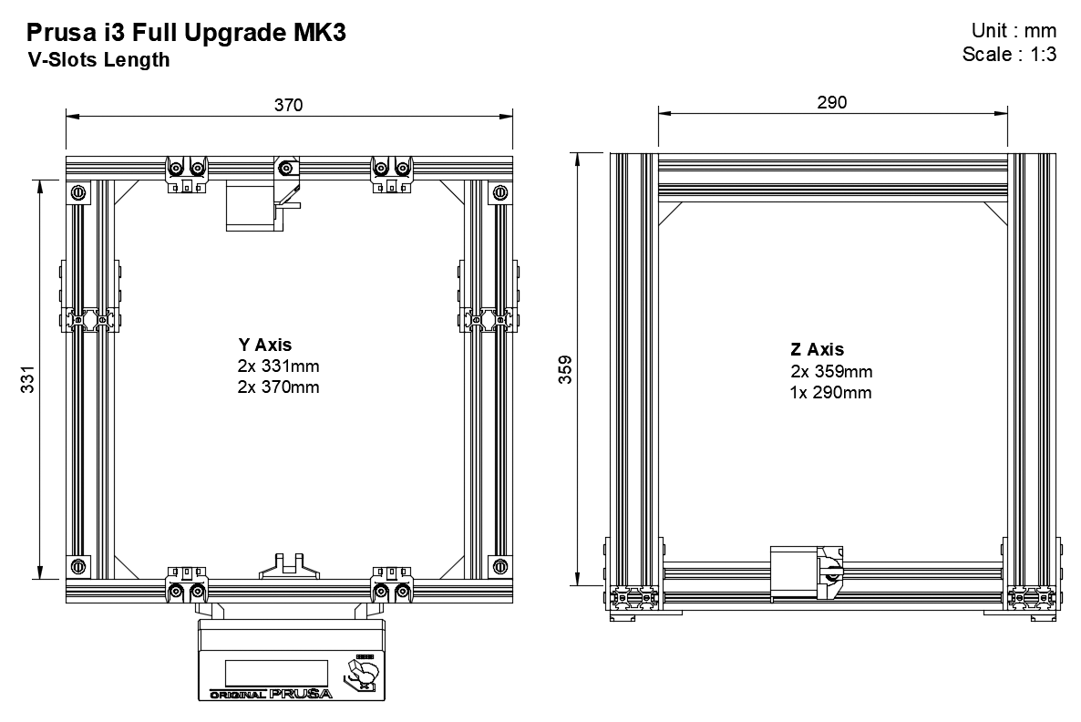 Prusa Bear Full Upgrade MK3 and MK3S