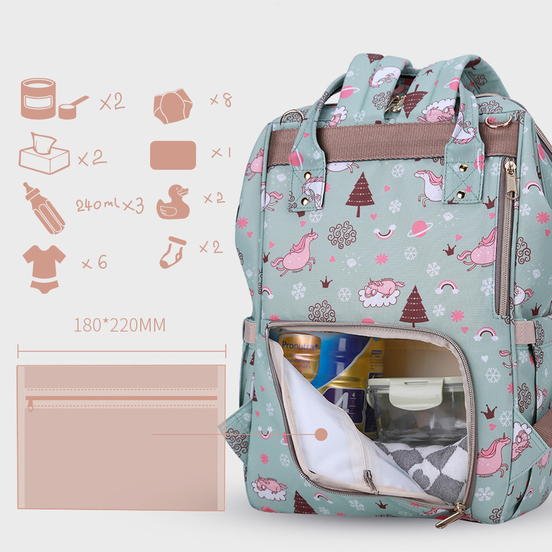 Unicorn Diaper Bag Backpack Cute Baby Bag