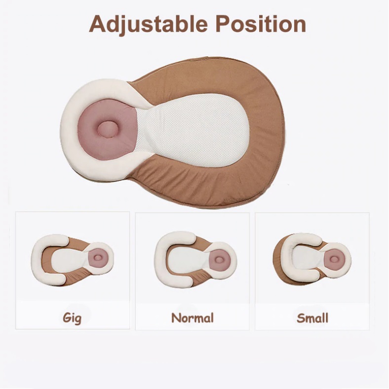 Portable Baby Bed Infant Newborn Nest Lounger Pillow Ergonomic