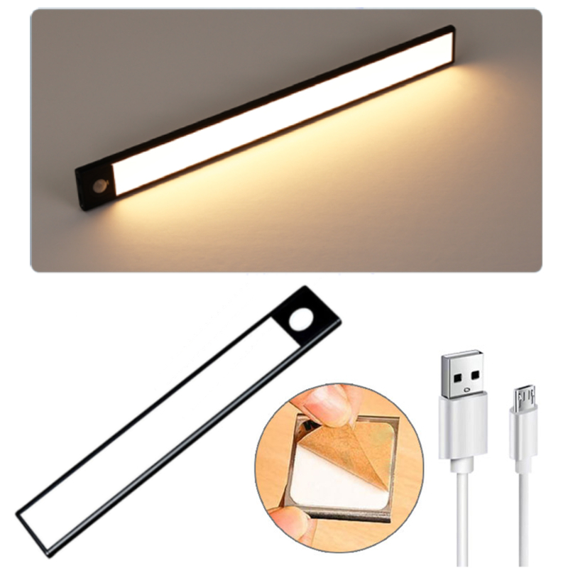 Under Cabinet LED Light: Ultra Thin Motion Sensor Wireless Night Light