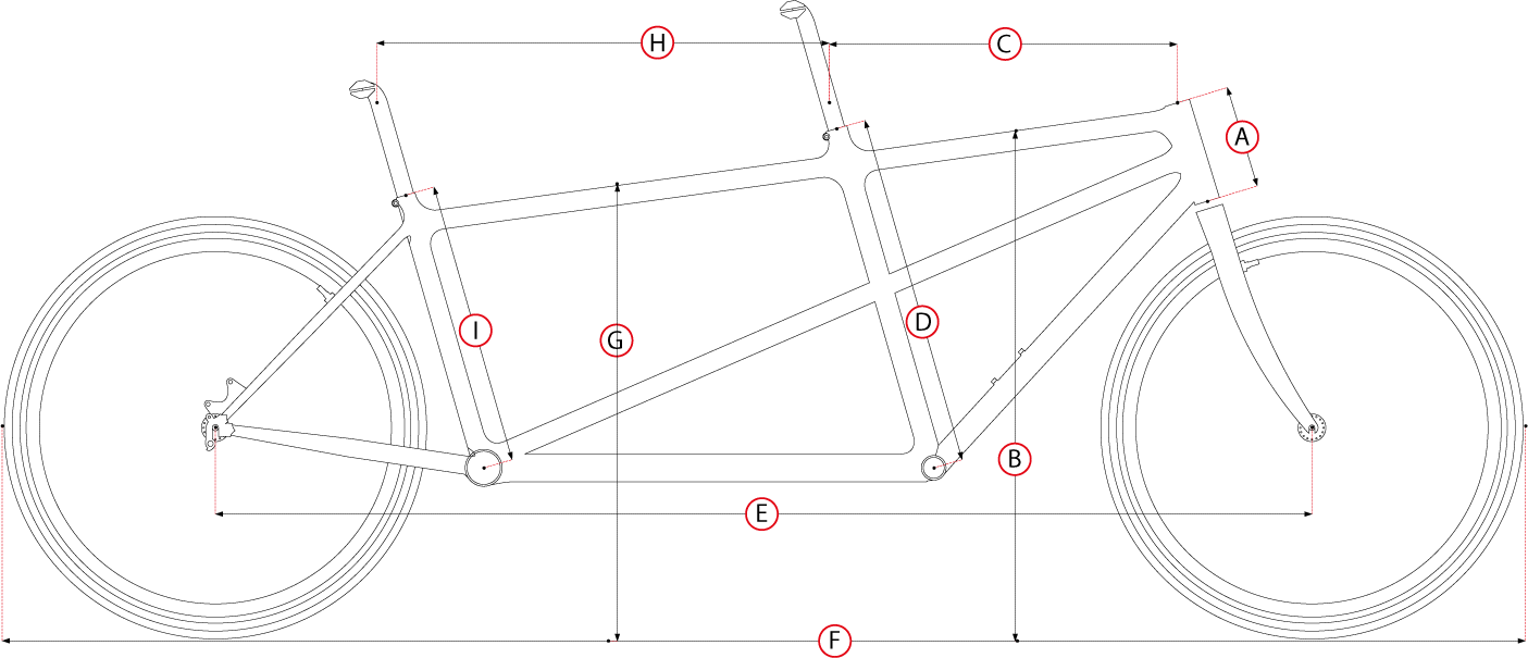 Orbit Tandem Frame Geometry Orbit Tandems