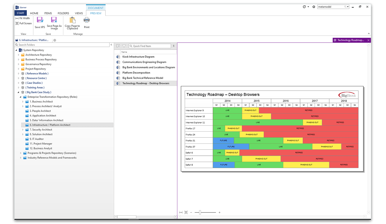 iServer for Enterprise Architecture Orbus Software
