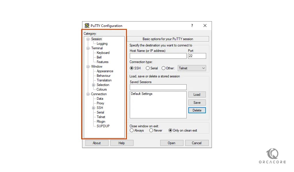 How To Use PuTTY on Windows For beginners OrcaCore