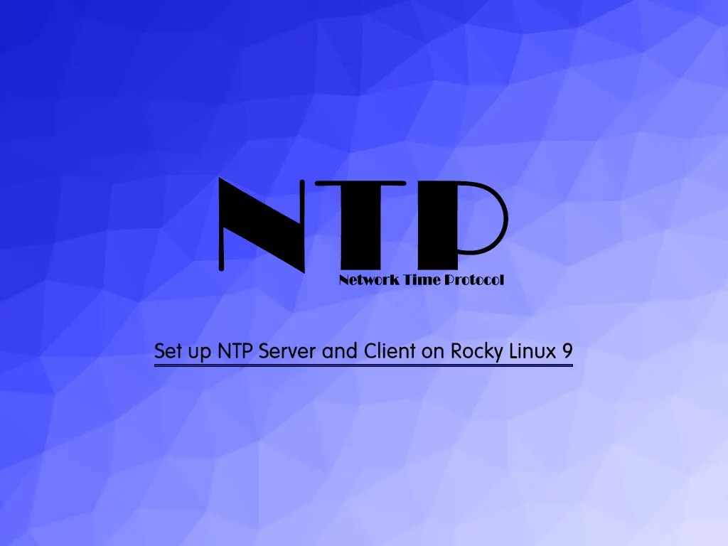 Set up NTP Server and Client on Rocky Linux 9 OrcaCore