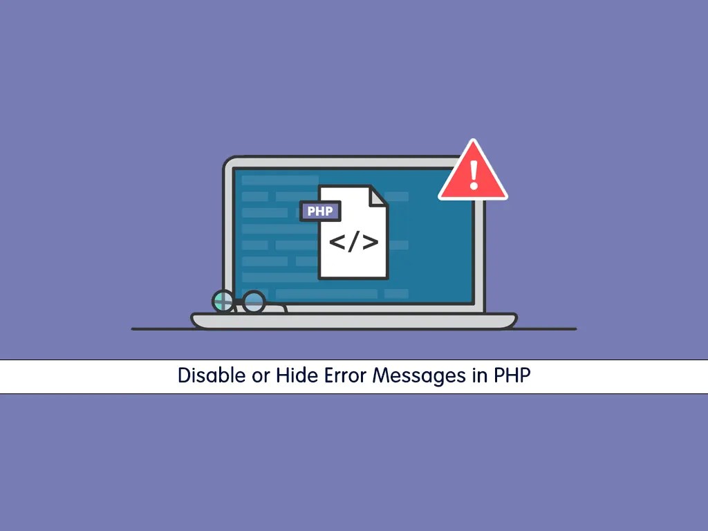 Disable or Hide Warning and Error Messages in PHP OrcaCore