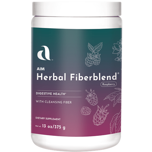 AIM Herbal Fiberblend Powder Raspberry 375g Orchards Nutrition