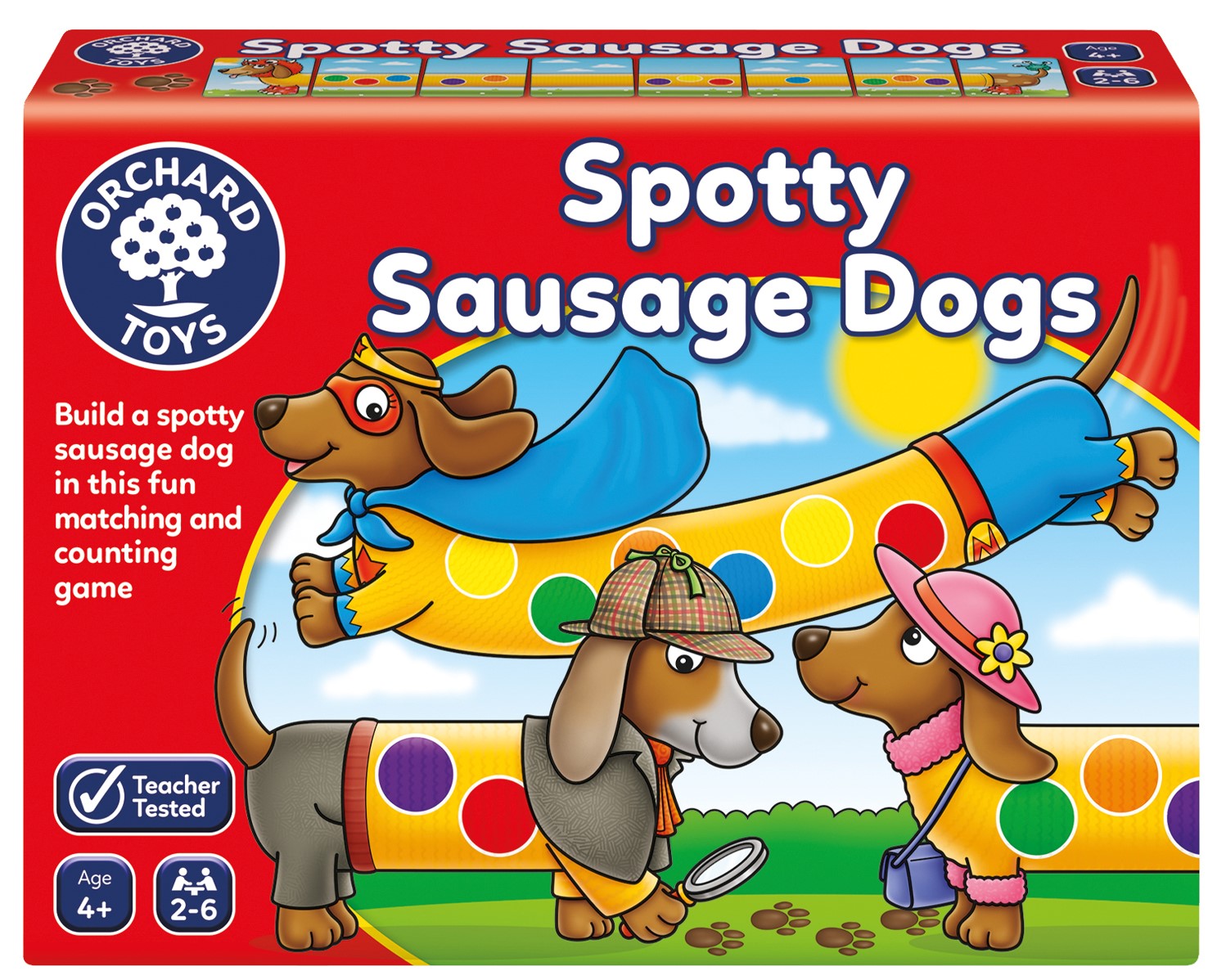 Spotty Sausage Dogs Orchard Toys