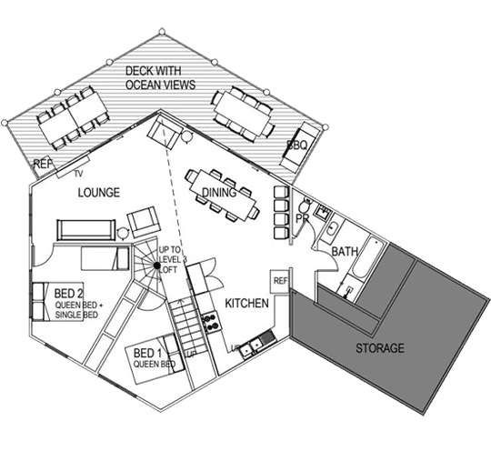 The house Orchid Blue