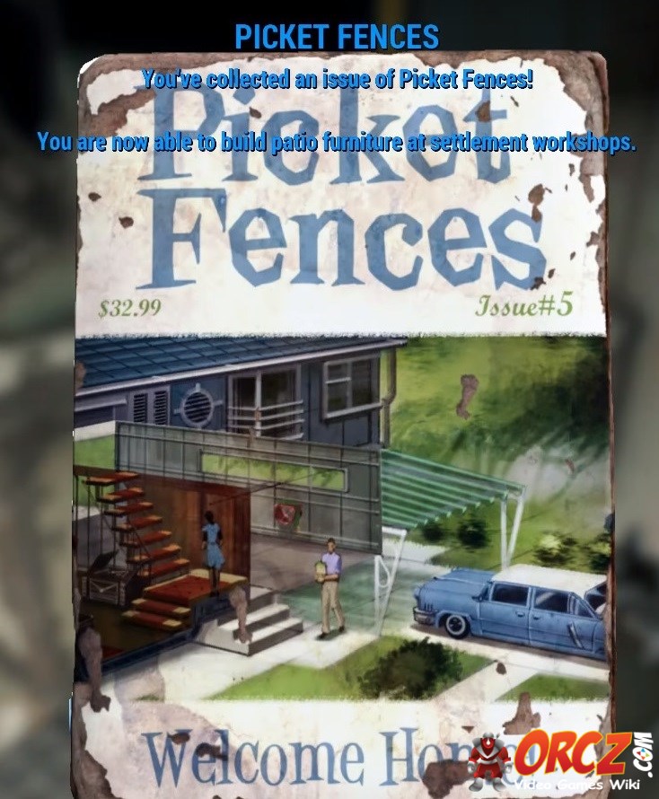 Fallout 4 Picket Fences Magazine The Video Games Wiki