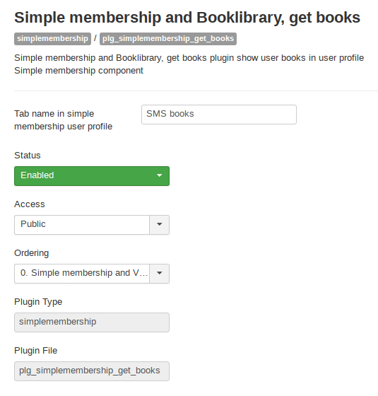 Simple Membership Joomla Membership website software Membership