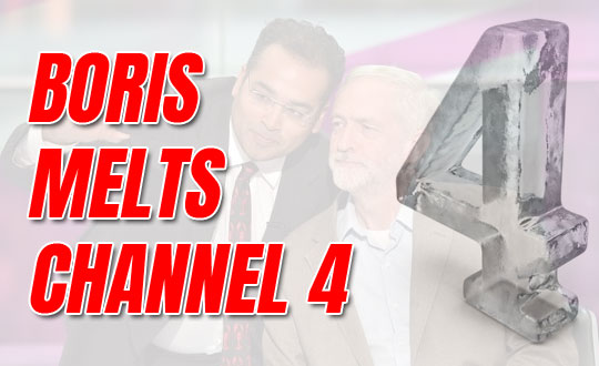 Boris Ignores Channel 4 Guido Fawkes