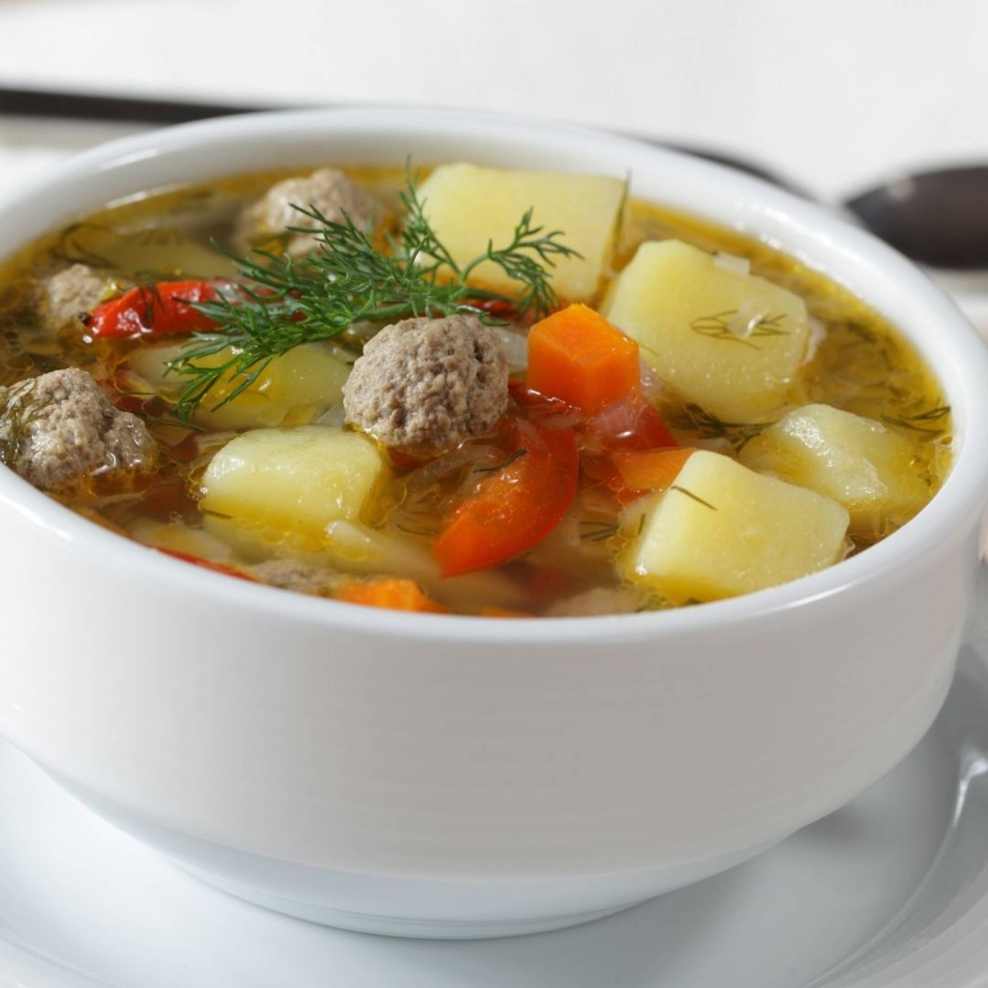 Beef Meatball Soup MealFix Canada