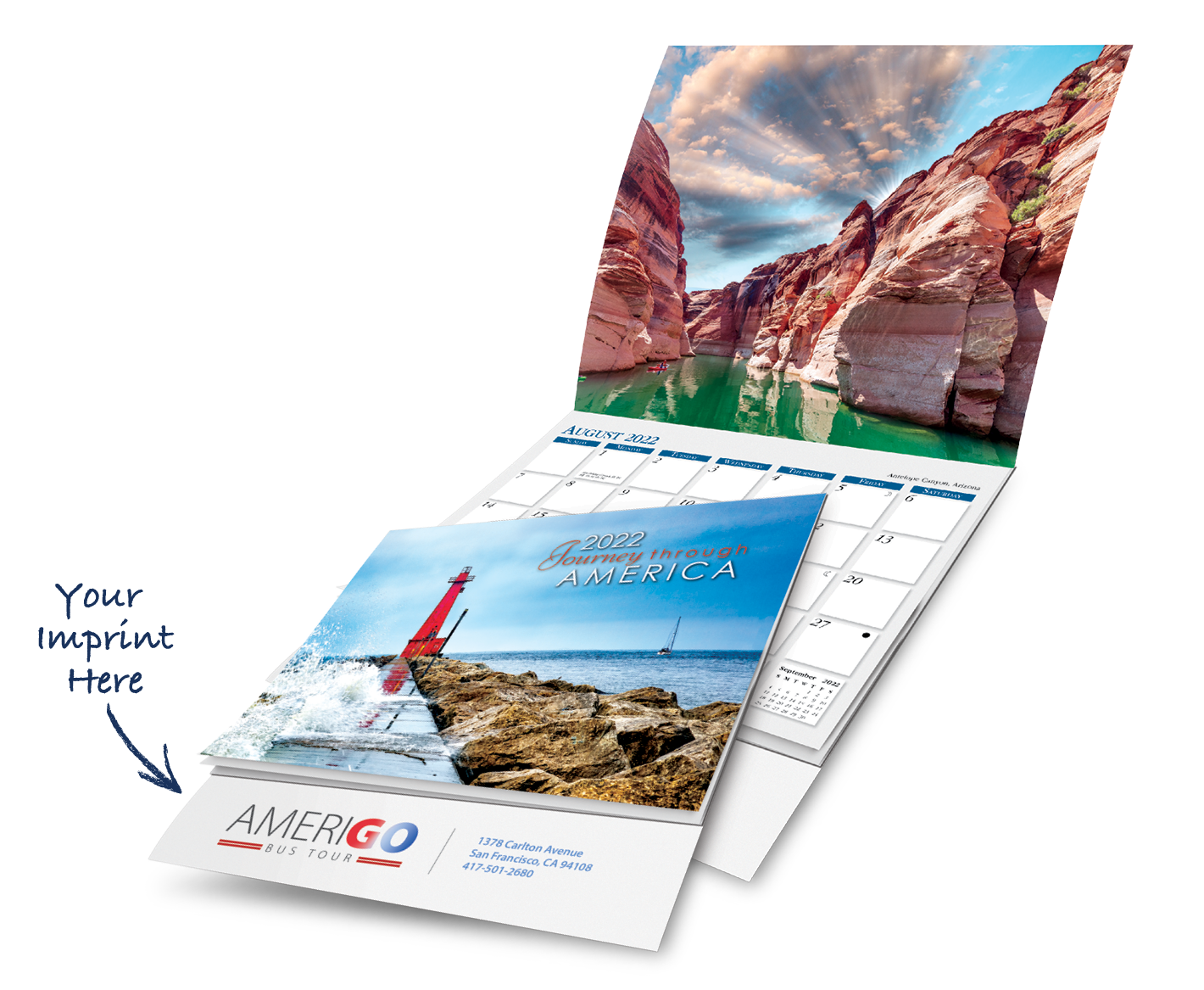 Journey Through America Custom Wall Calendar Wall Calendars Myron