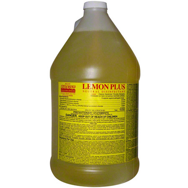 1gal LEMON PLUS NEUTRAL QUAT DISINFECTANT, CLEANER (4GL/CS) Store P