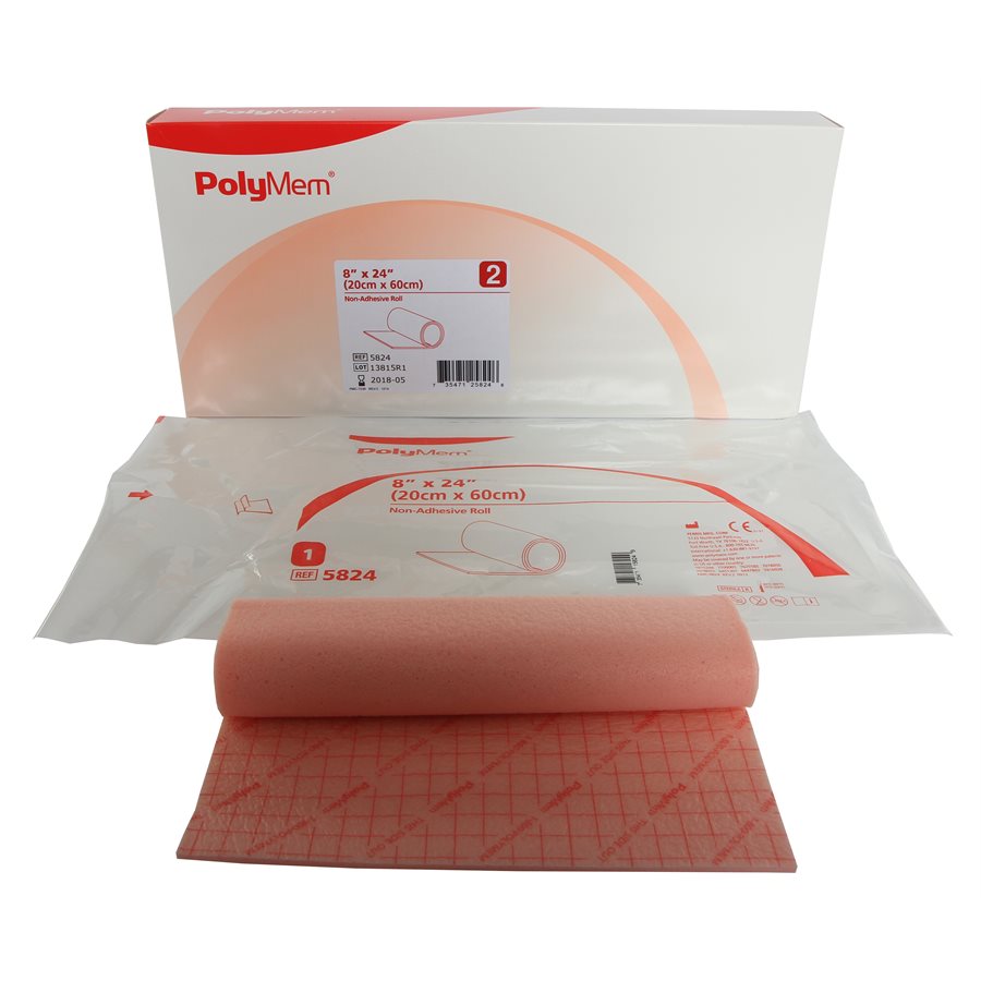 PolyMem NonAdhesive Roll Dressings