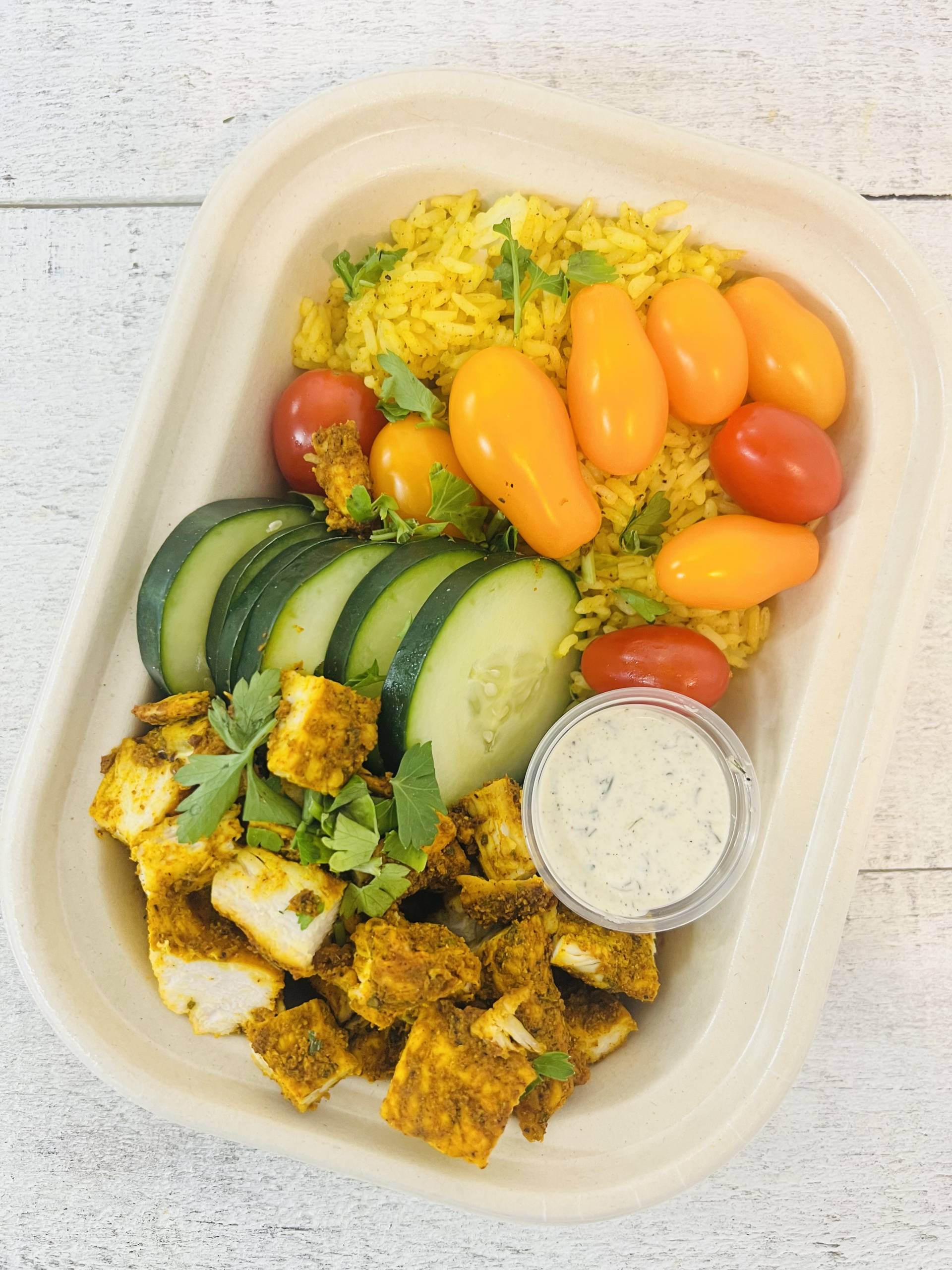 *Chicken Shawarma Rice Bowl Prep to Table