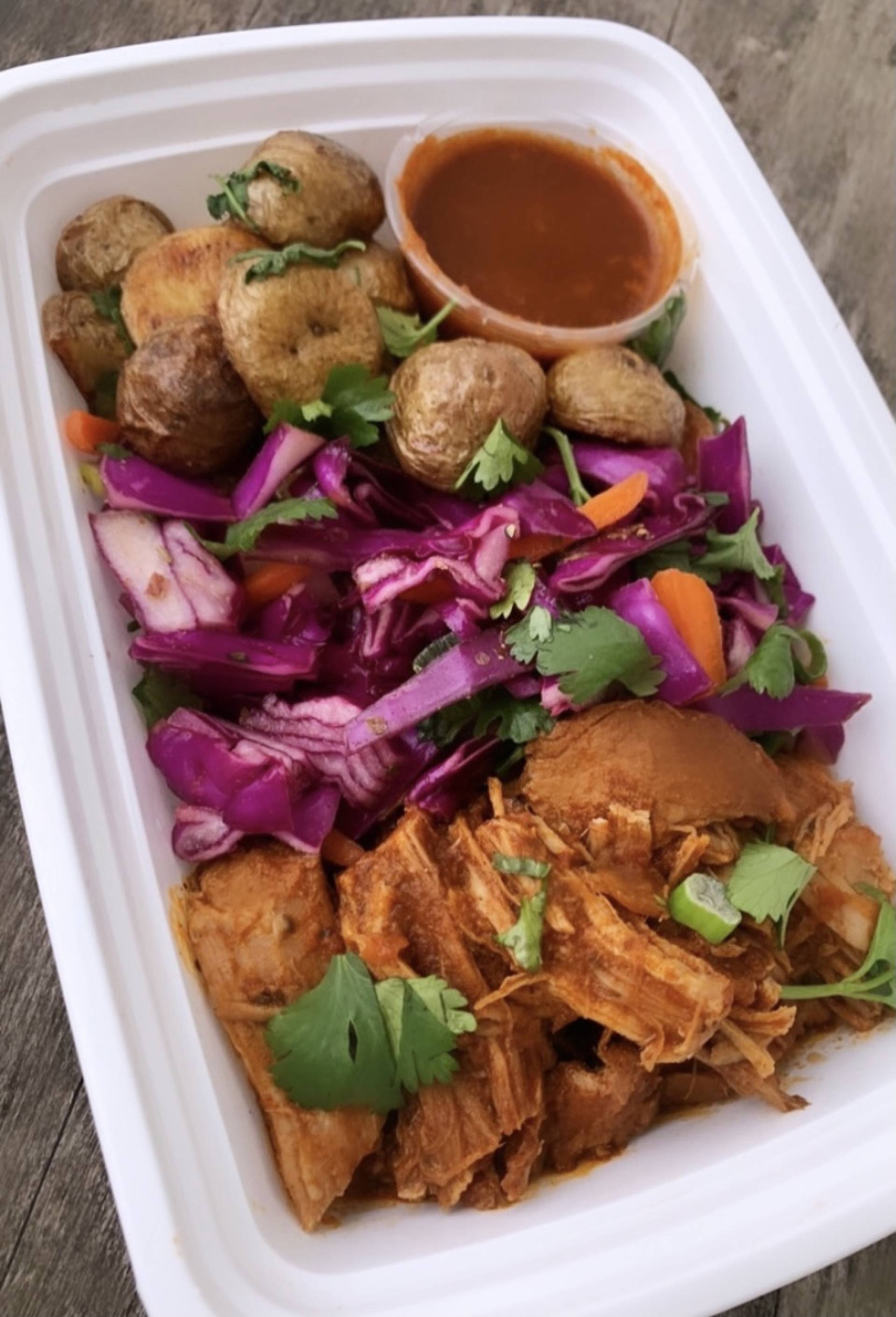 1 lb. Pulled Pork Taco Prep to Table