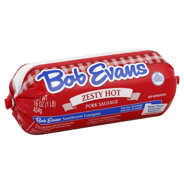 Order Acme Bob Evans Pork Sausage. Zesty Hot