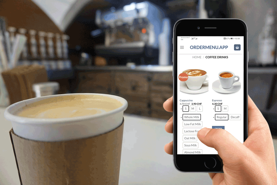 Upsales, crosssales, promotions and more OrderMenu