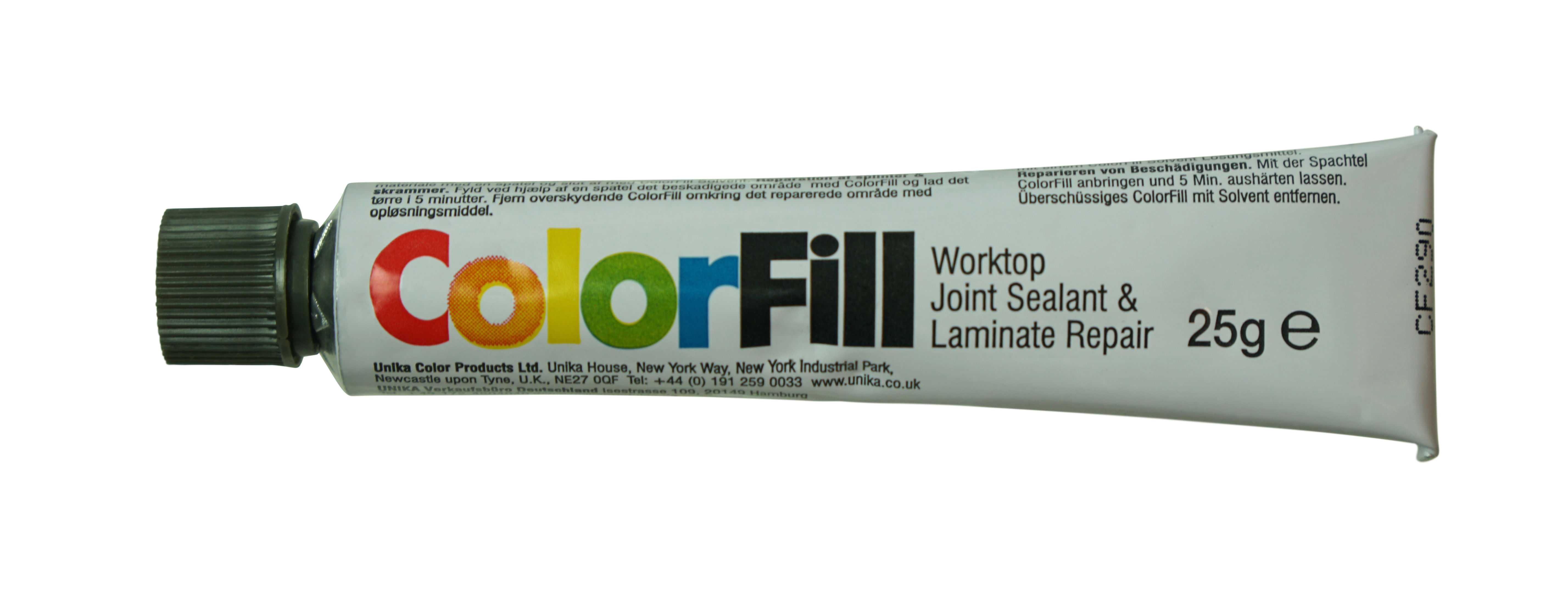 25 gram Colorfill Worktop Joint and Repair Compound Charcoal Dust