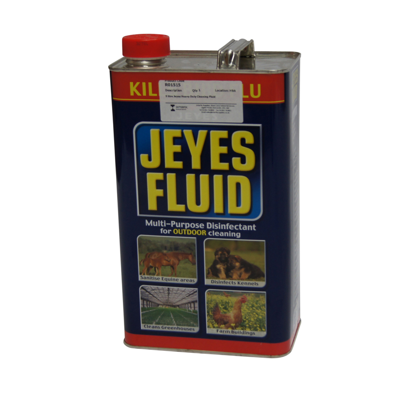 5 litre Jeyes Heavy Duty Cleaning Fluid Interfix
