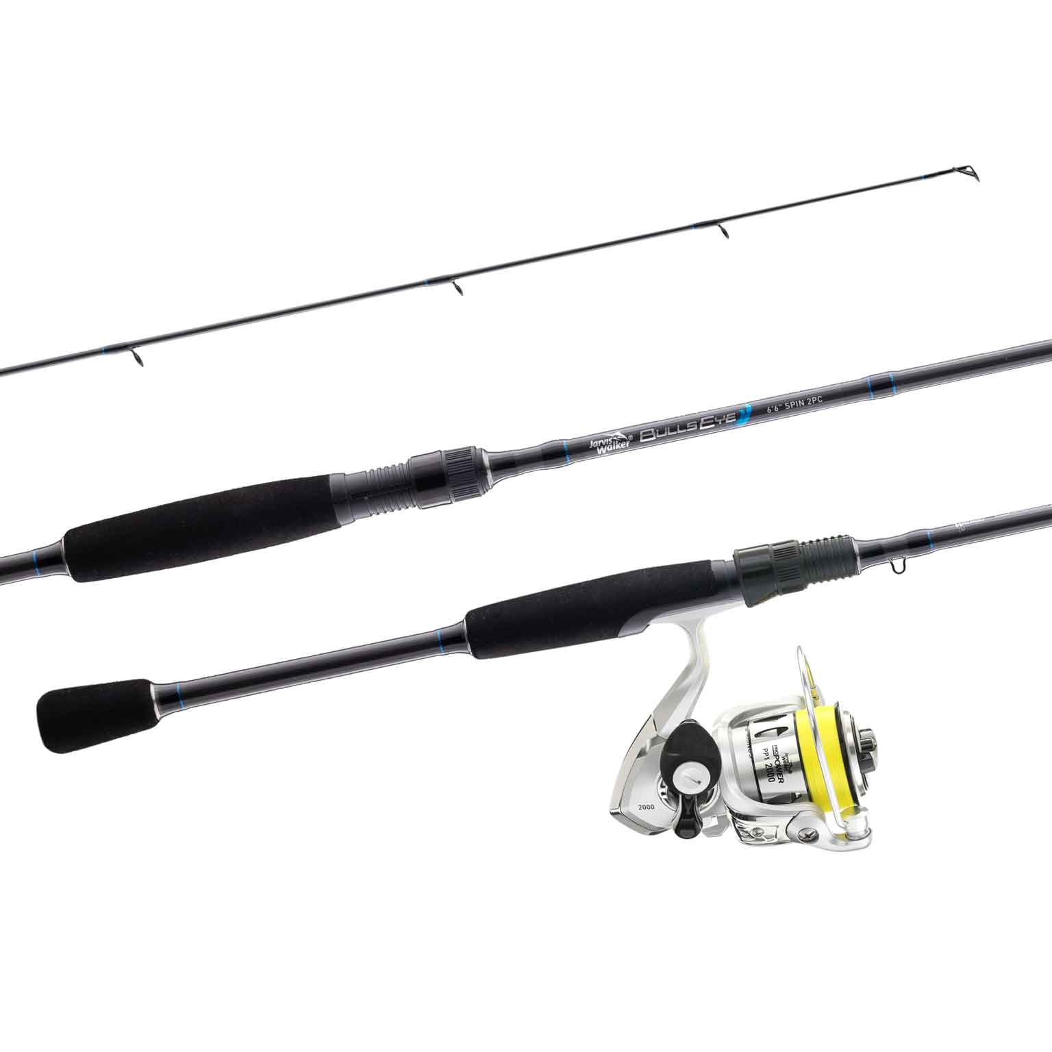 Jarvis Walker JW BULLSEYE 6'6 SPIN ROD 24KG /JW PRO POWER 2000 W
