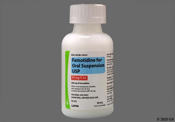 Famotidine 40Mg/5ML Pwd Oral Susp 50 Ml Pwd F/Recon 137863