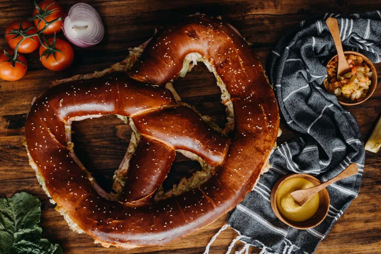 OPB Original Giant Stuffed Pretzel Orland Park Bakery Orders