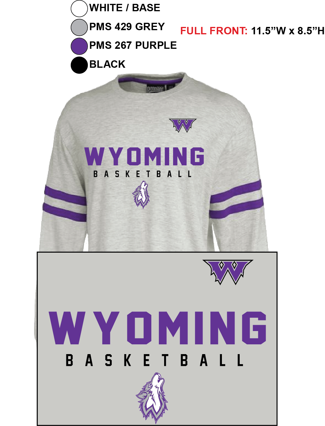 BASKETBALL APPAREL WYOMING WOLVES BASKETBALL