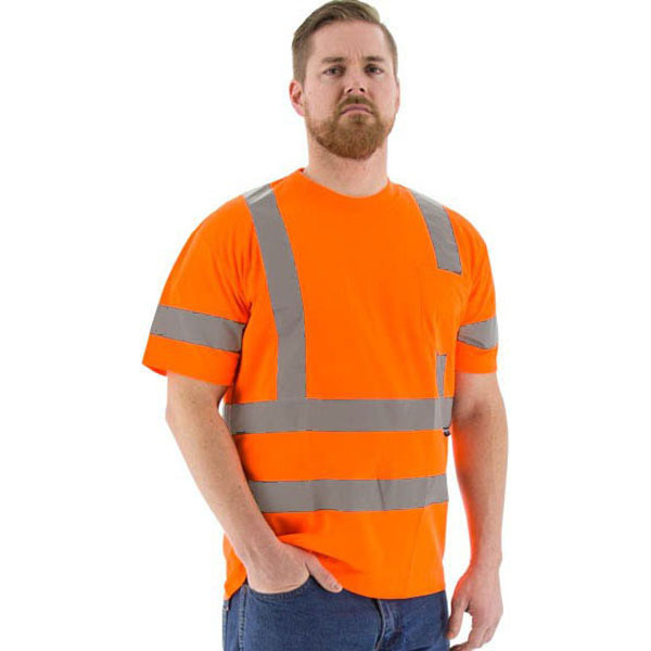Majestic Safety TShirt, Class 3 with 3M™ Striping 755306 North