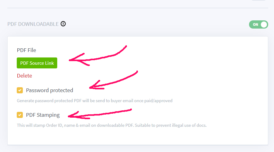 Letak watermark pembeli di Ebook & generate password