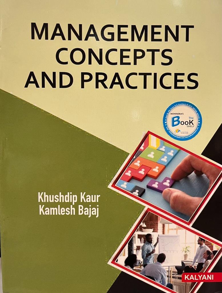 Kalyani Management Concepts and Practices for BBA., 1st Sem., (P.U.) by