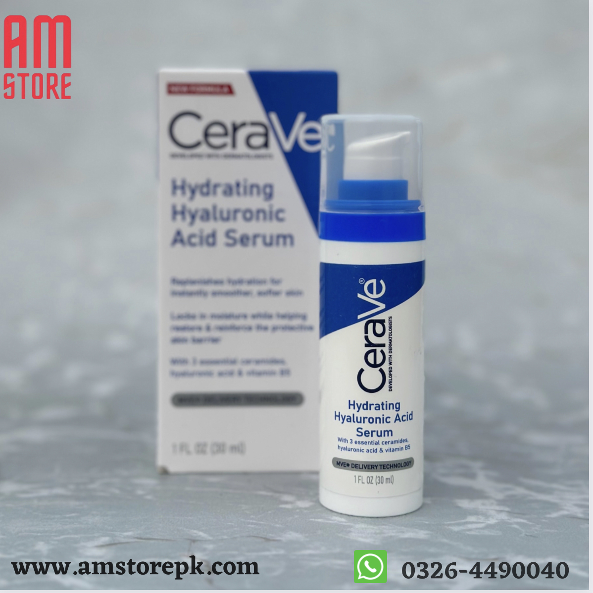 CERAVE Hydrating Hyaluronic Acid Serum (Original Factory Leftover Stock