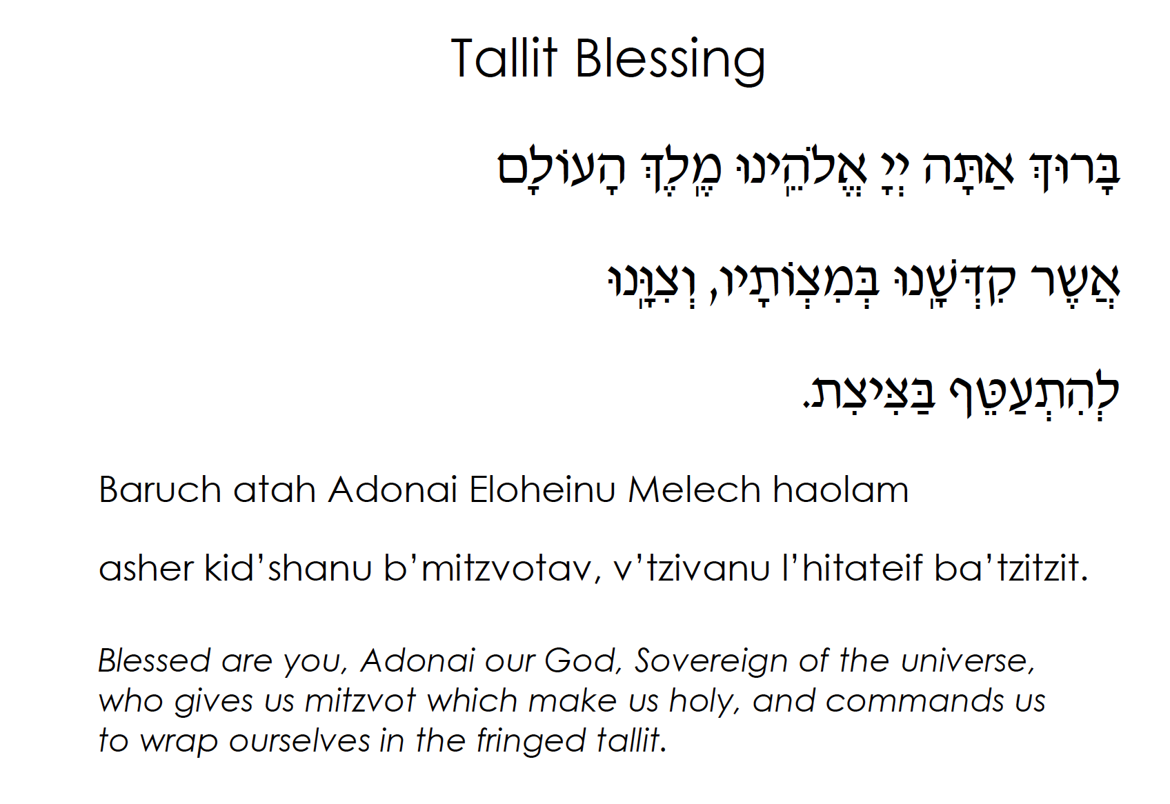 Tallit Biblical Meaning at Shirley Hopkins blog