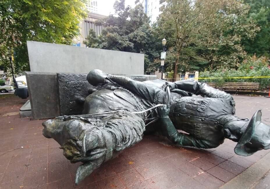 Local mayor wants toppled statues Portland is hiding The Oregon Catalyst