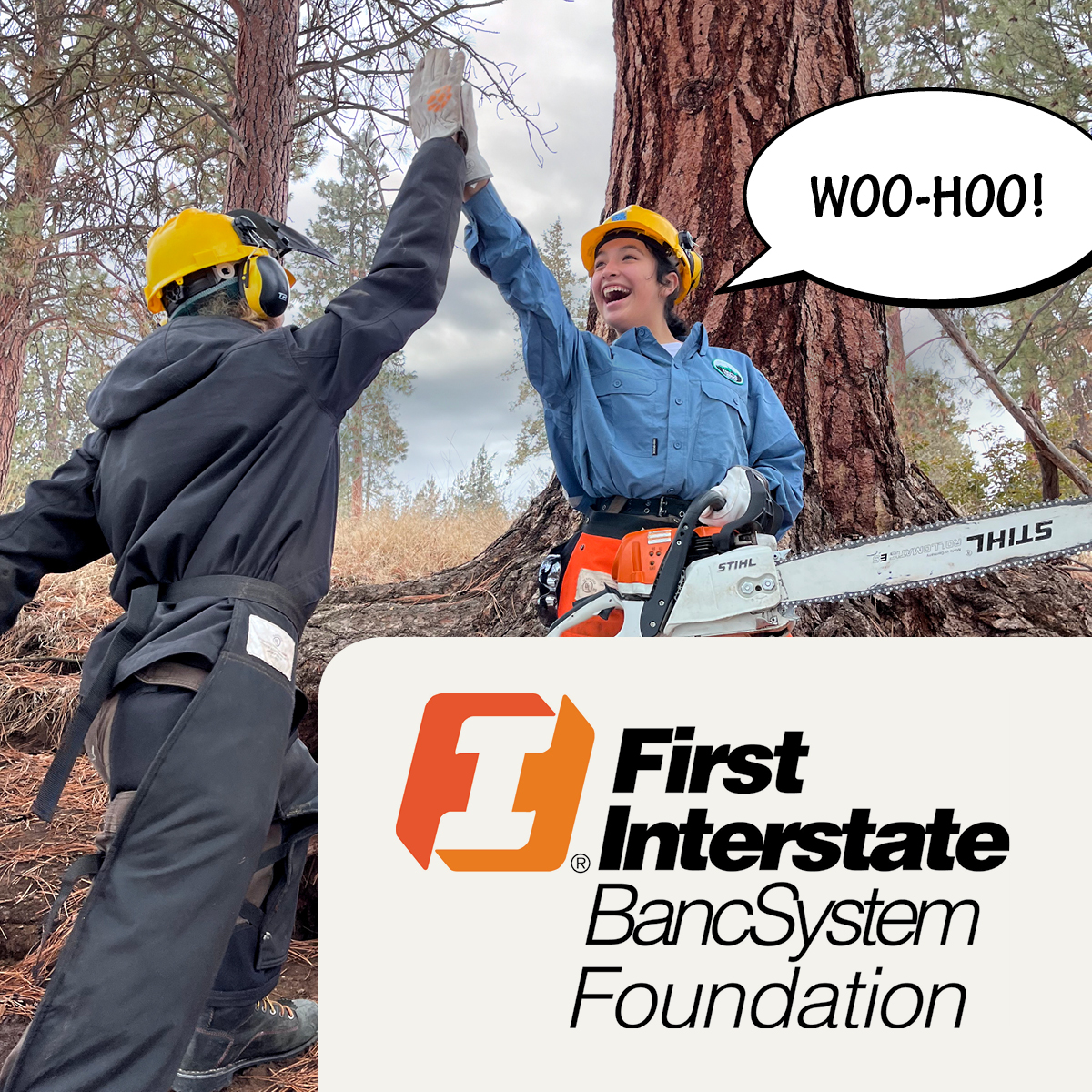 Oregon Conservation Corps Join First Interstate Bank Oregon