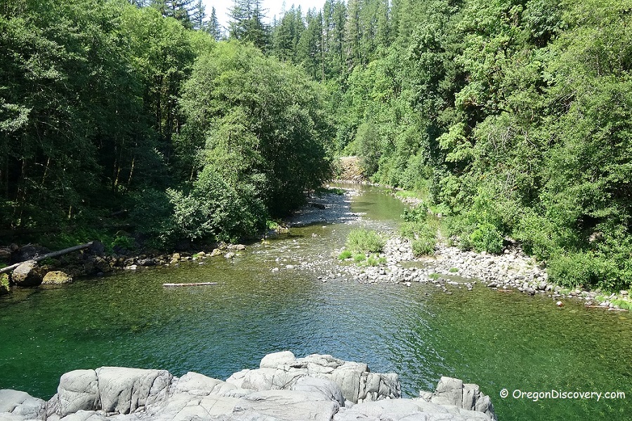 Salmon Falls County Park Little North Santiam Oregon Discovery