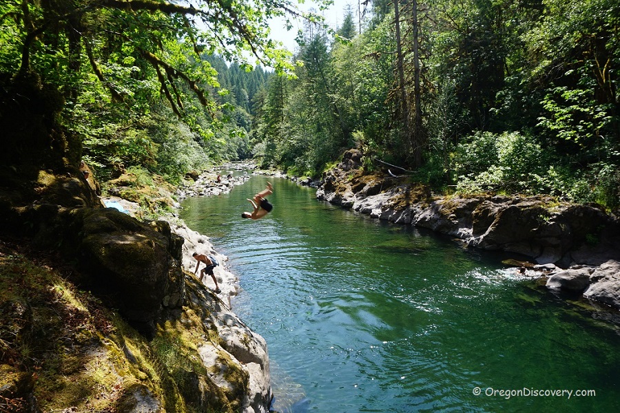 Elkhorn Valley Recreation Site Little North Santiam River Oregon