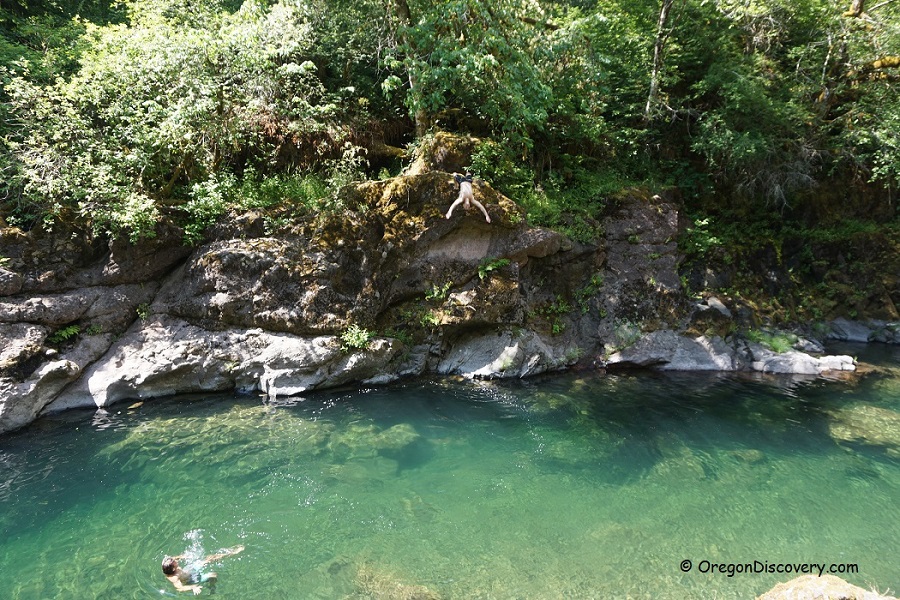 Elkhorn Valley Recreation Site Little North Santiam River Oregon