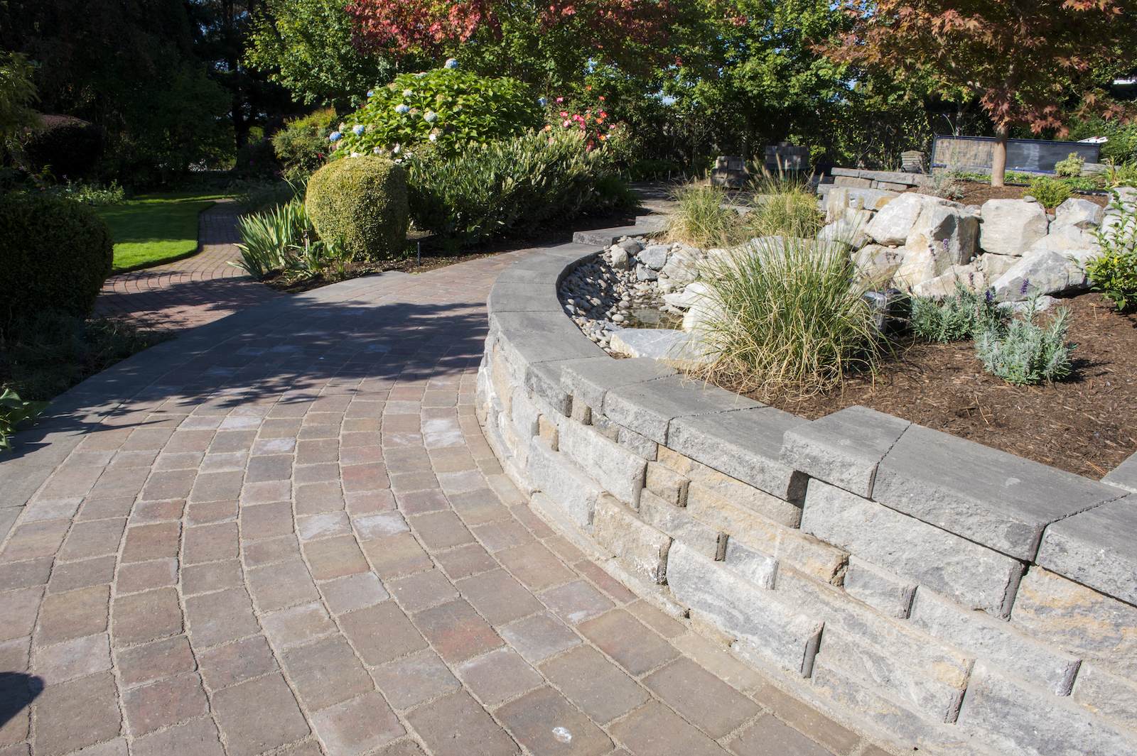 Retaining Wall Installation by Oregon Landscape